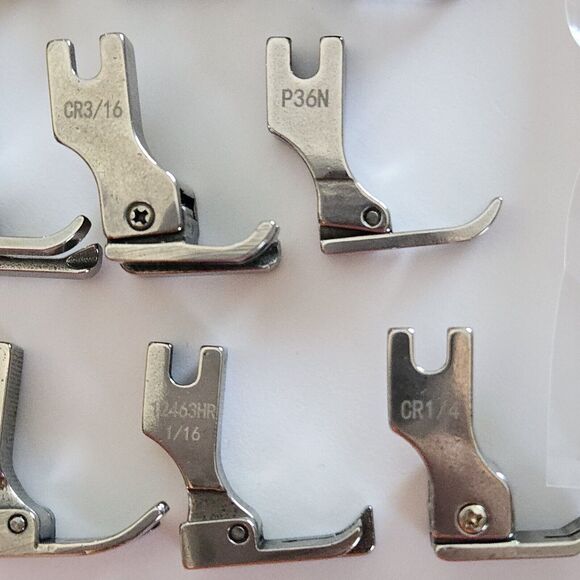 Industrial Needle Feed Sewing Machine Zipper Foot Set 25 Different + Storage Box - Picture 11 of 15